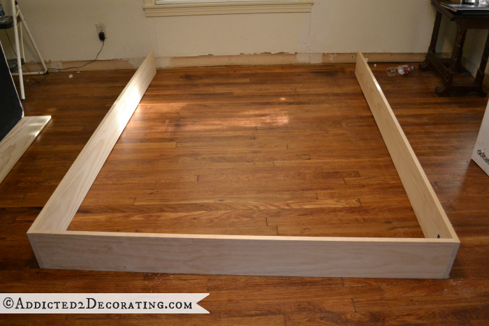 Best ideas about DIY Wooden Bed Frame
. Save or Pin DIY Stained Wood Raised Platform Bed Frame – Part 1 Now.