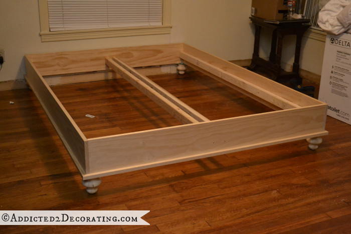 Best ideas about DIY Wooden Bed Frame
. Save or Pin DIY Stained Wood Raised Platform Bed Frame Part 1 Now.