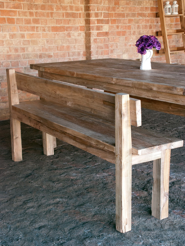 Best ideas about DIY Wooden Bench With Back
. Save or Pin Debdoozle A tale of new chairs dinning room in progress Now.