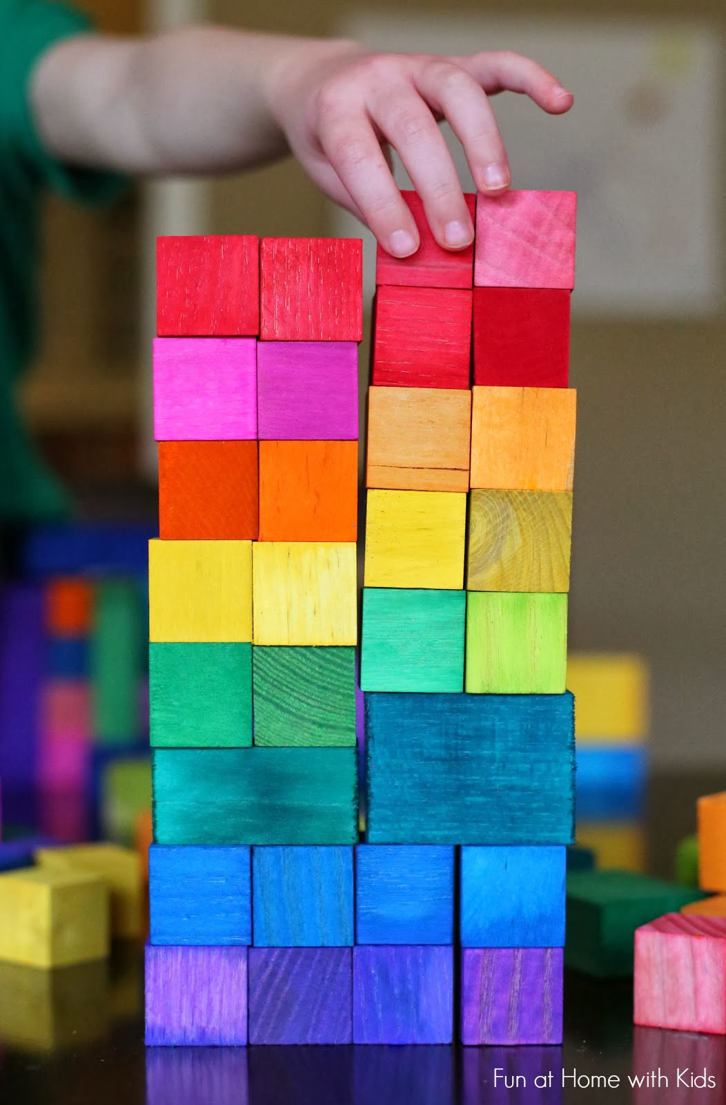 Best ideas about DIY Wooden Blocks
. Save or Pin DIY Dyed Rainbow "Grimm" Style Wooden Blocks Now.