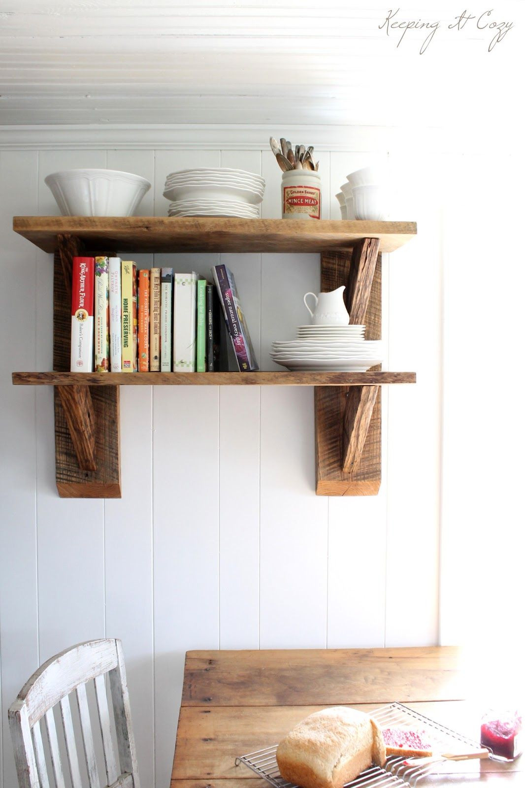 Best ideas about DIY Wooden Bookshelves
. Save or Pin 60 Ways To Make DIY Shelves A Part Your Home s Décor Now.
