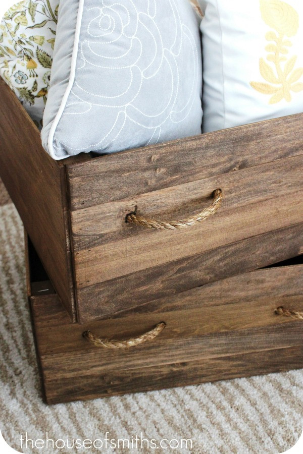 Best ideas about DIY Wooden Boxes
. Save or Pin DIY Homemade Vintage Wood Crate Storage Boxes Now.