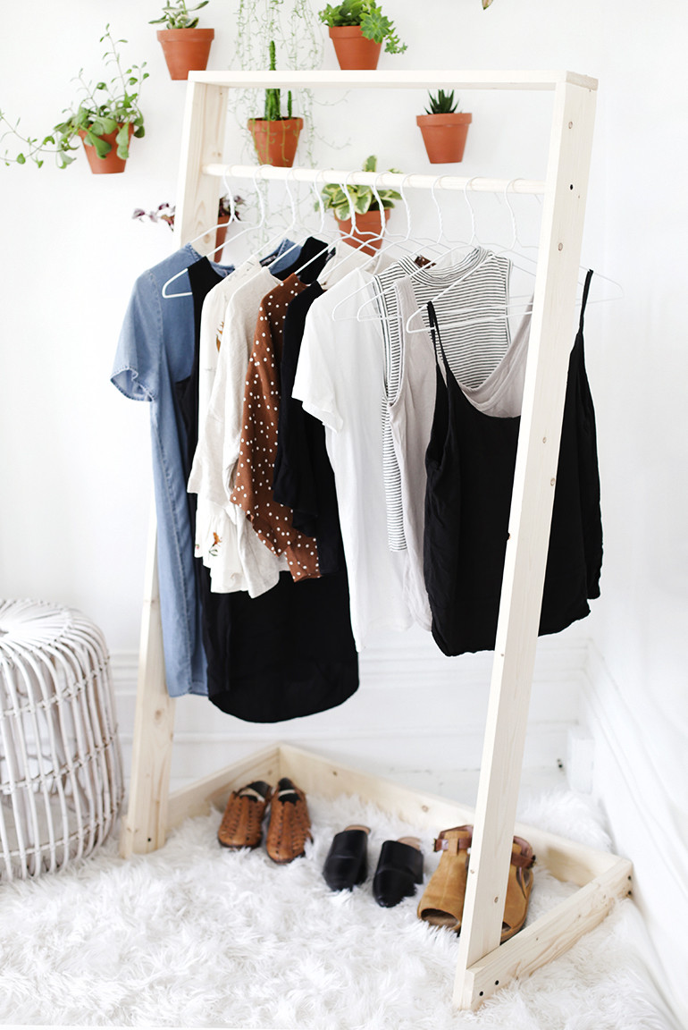 Best ideas about DIY Wooden Clothing Rack
. Save or Pin DIY Wooden Clothing Rack The Merrythought Now.