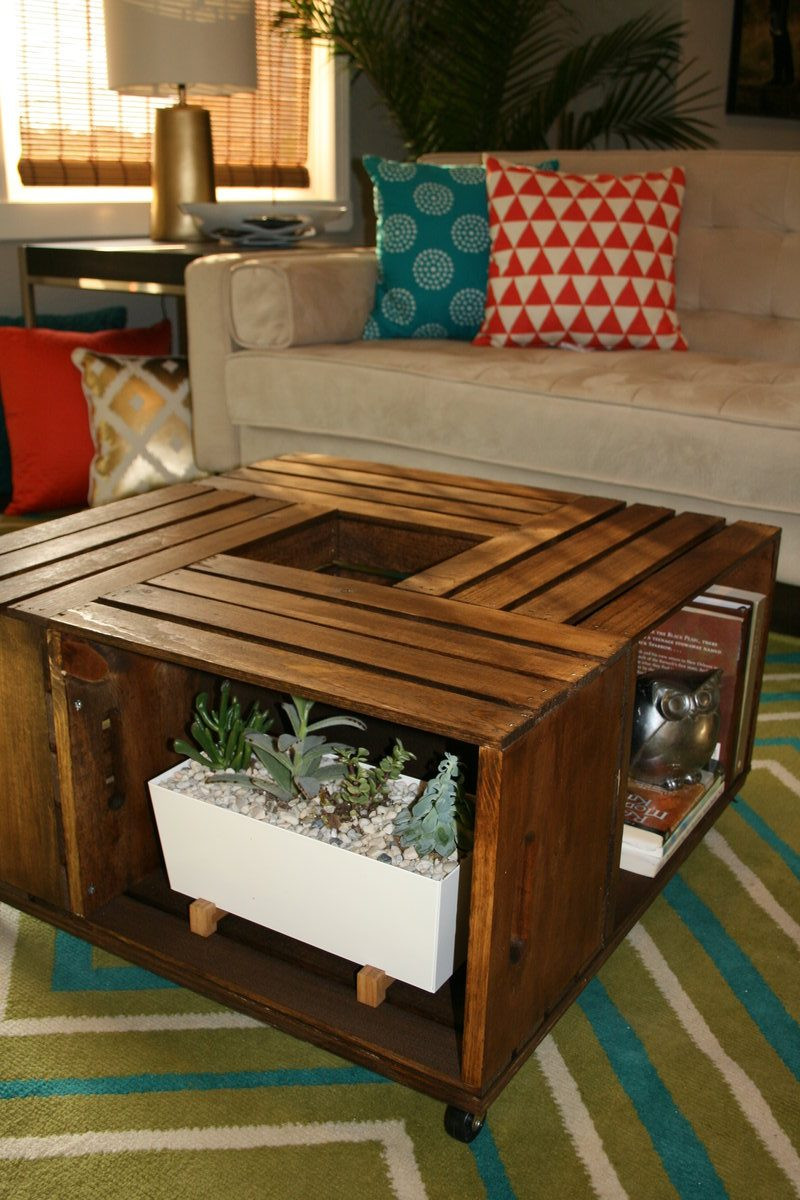 Best ideas about DIY Wooden Coffee Table
. Save or Pin DIY Wooden Wine Crate Coffee Table – Lee s Summit Now.