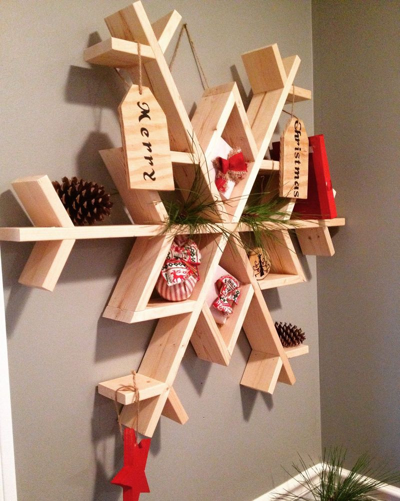 Best ideas about DIY Wooden Decor
. Save or Pin Let It Snow My DIY Wooden Snowflake Shelf Now.