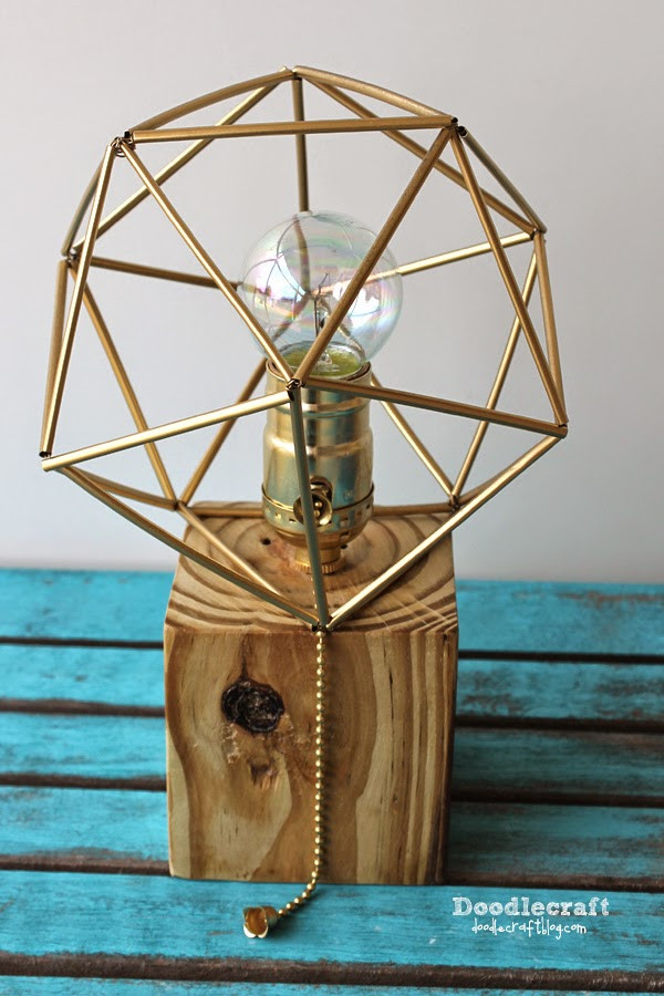 Best ideas about DIY Wooden Lamp
. Save or Pin Doodlecraft Reclaimed Wood Lamp with Himmeli Shade Now.