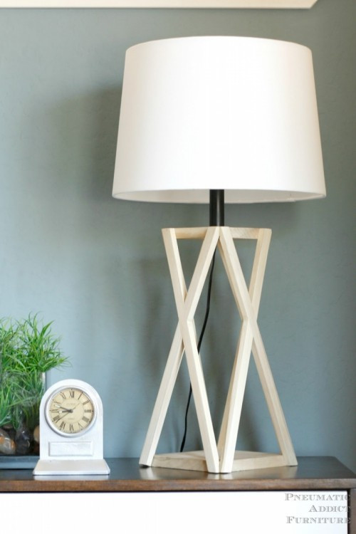 Best ideas about DIY Wooden Lamp
. Save or Pin Architectural Wooden DIY Tapered X Lamp Shelterness Now.