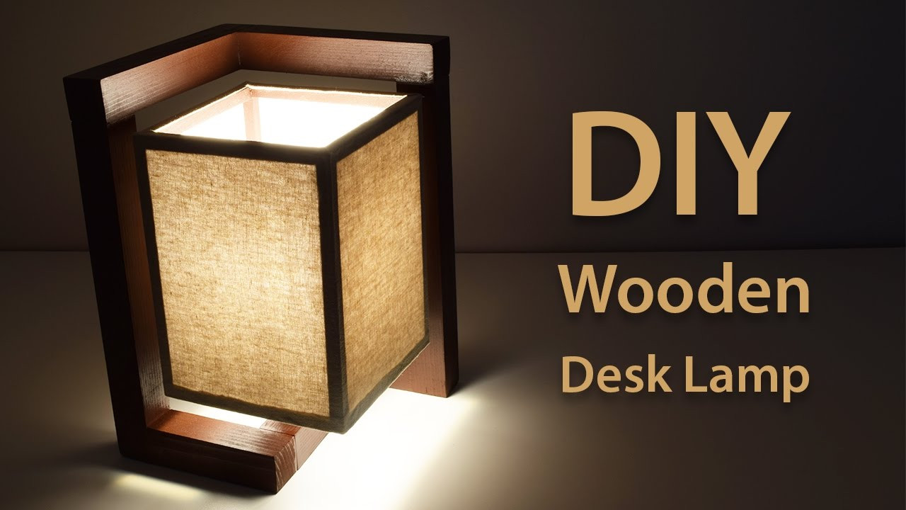 Best ideas about DIY Wooden Lamp
. Save or Pin How To Build A Wooden Desk Lamp Now.