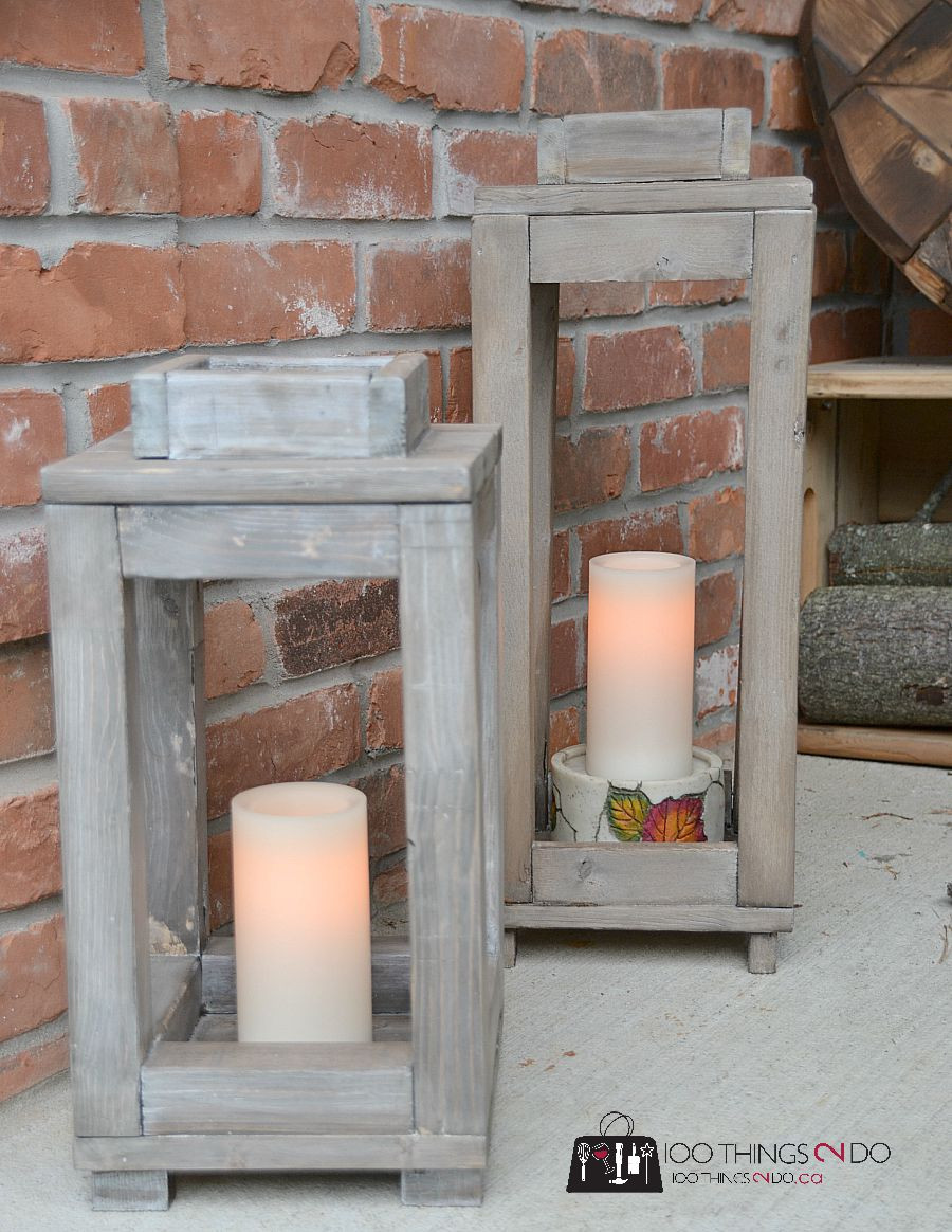 Best ideas about DIY Wooden Lanterns
. Save or Pin DIY Wood Lanterns – 100 Things 2 Do Now.