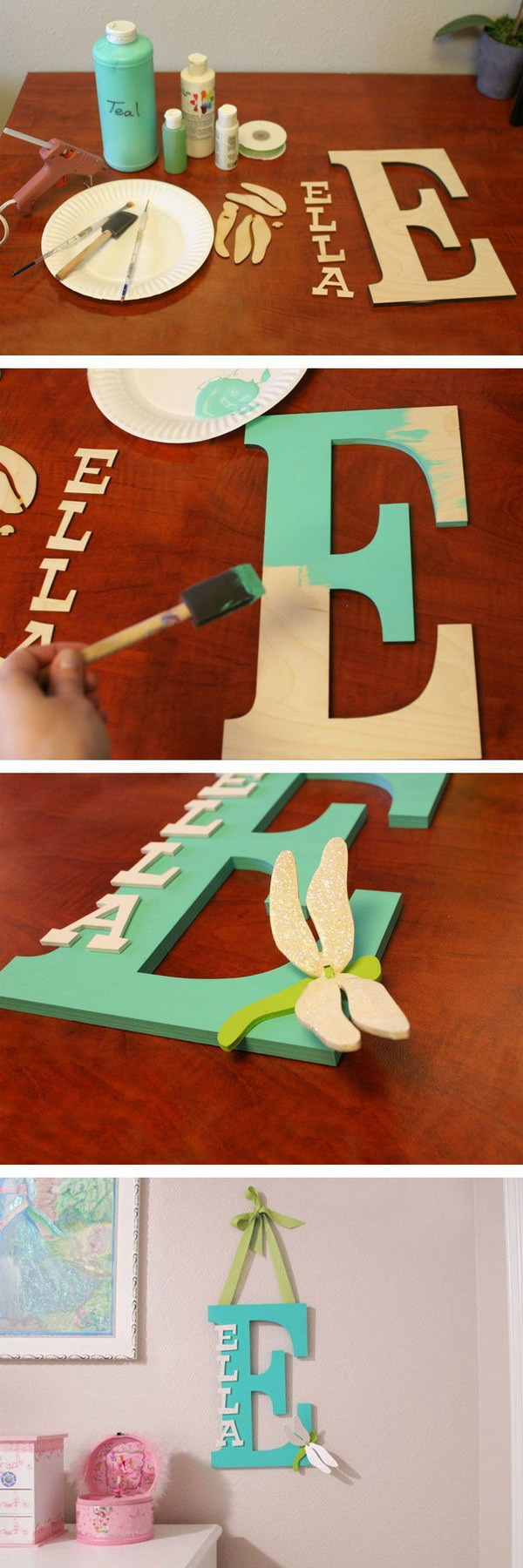 Best ideas about DIY Wooden Letters
. Save or Pin DIY Letter Ideas & Tutorials Hative Now.