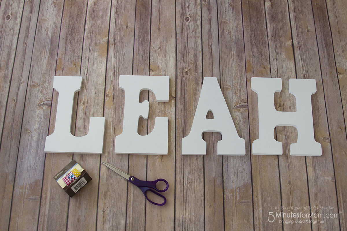 Best ideas about DIY Wooden Letters
. Save or Pin DIY Washi Tape Wooden Letters 5 Minutes for Mom Now.