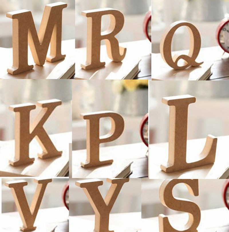 Best ideas about DIY Wooden Letters
. Save or Pin 10X1 5cm thick Wood Wooden Letters Alphabet DIY Bridal Now.