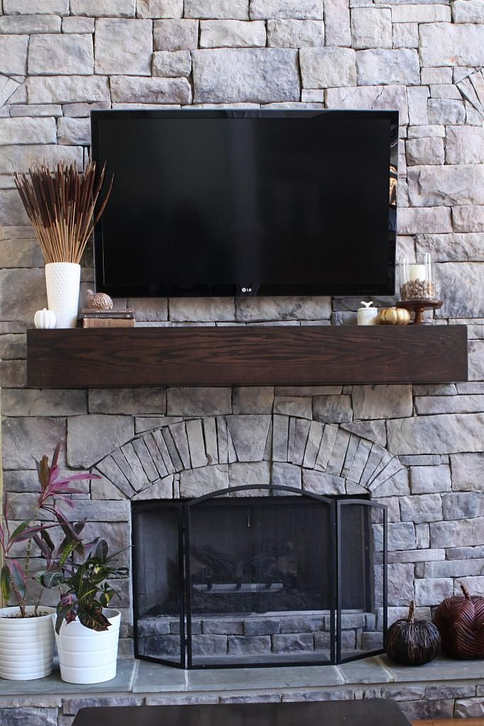 Best ideas about DIY Wooden Mantel
. Save or Pin How To Make A Wood Mantel Shelf For A Stone Fireplace Now.