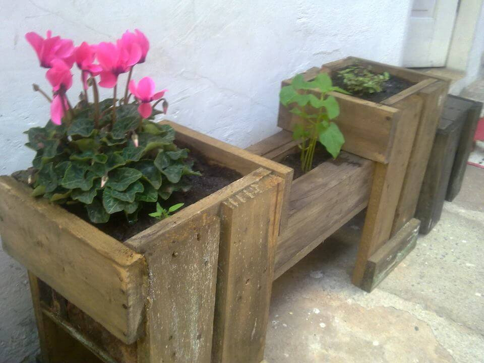 Best ideas about DIY Wooden Planters
. Save or Pin DIY Wood Pallet Made Planters Now.