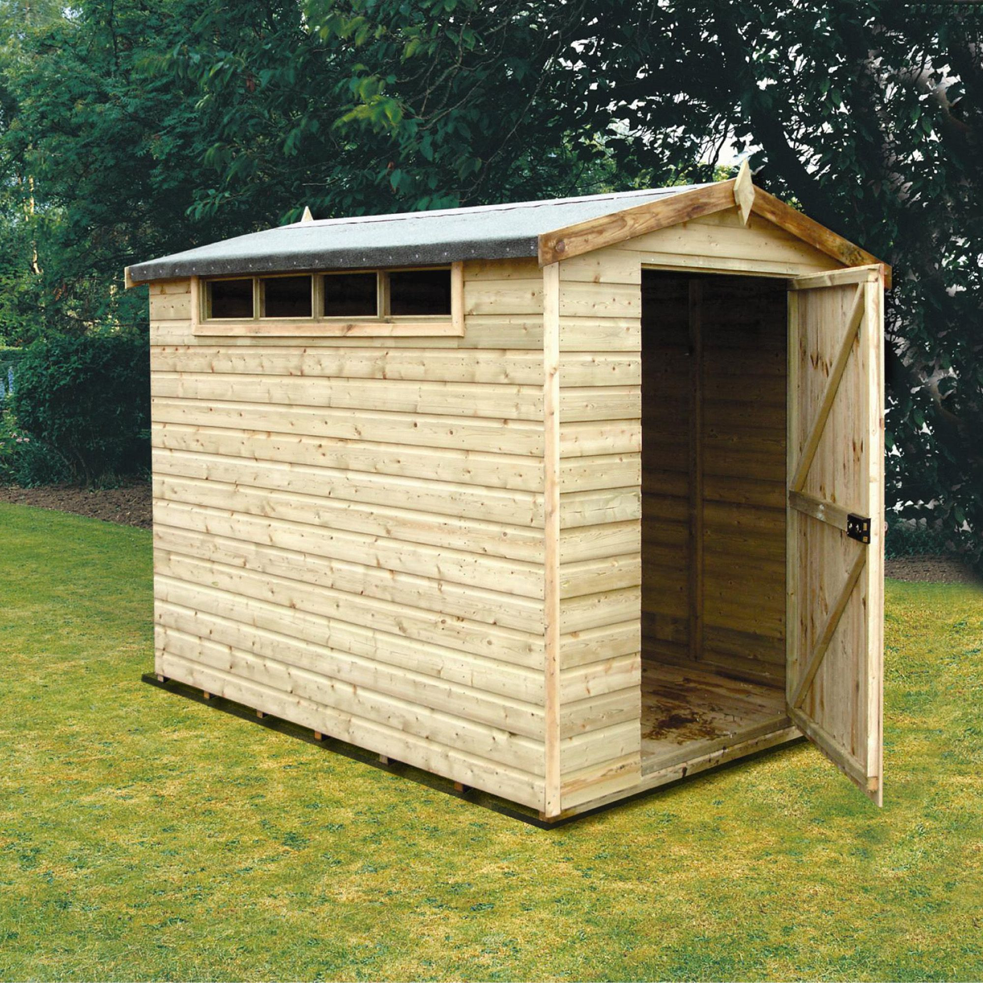 Best ideas about DIY Wooden Shed
. Save or Pin 10X10 Security Cabin Apex Shiplap Wooden Shed Now.