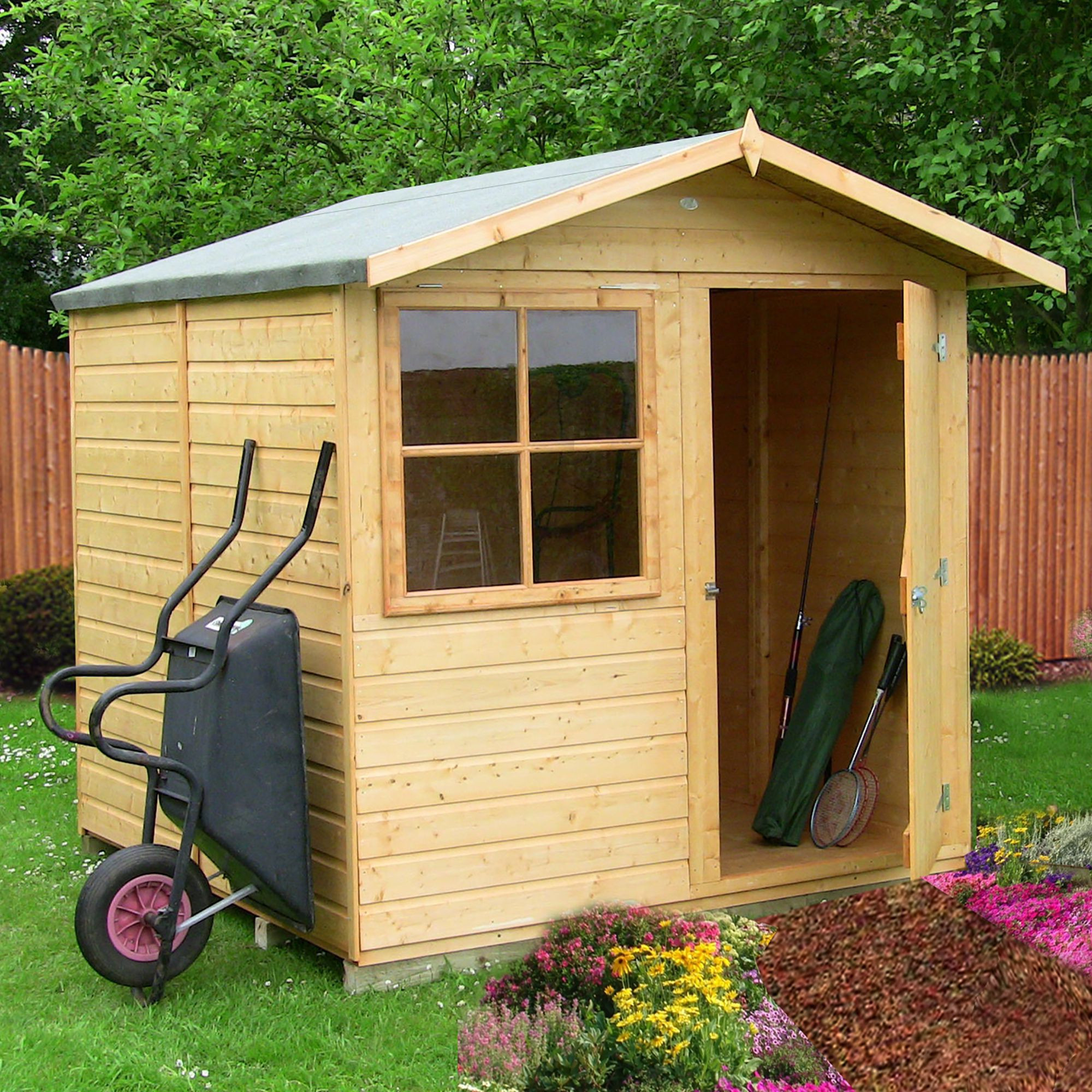 Best ideas about DIY Wooden Shed
. Save or Pin 7X7 Abri Apex Shiplap Wooden Shed Departments Now.