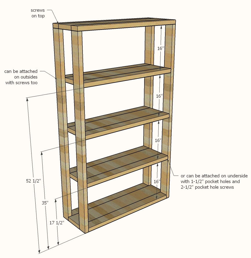 Best ideas about DIY Wooden Shelf Plans
. Save or Pin Ana White Now.