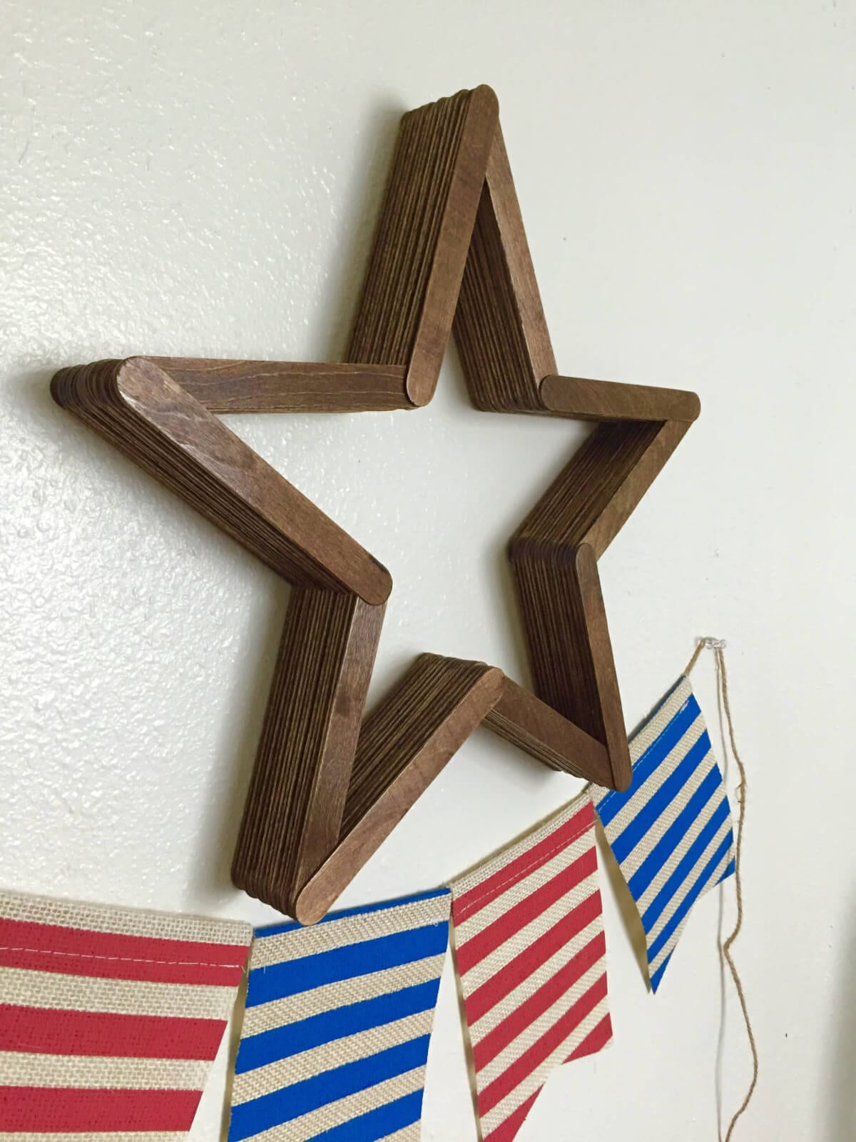 Best ideas about DIY Wooden Star
. Save or Pin DIY Patriotic Wooden Star Decor Now.