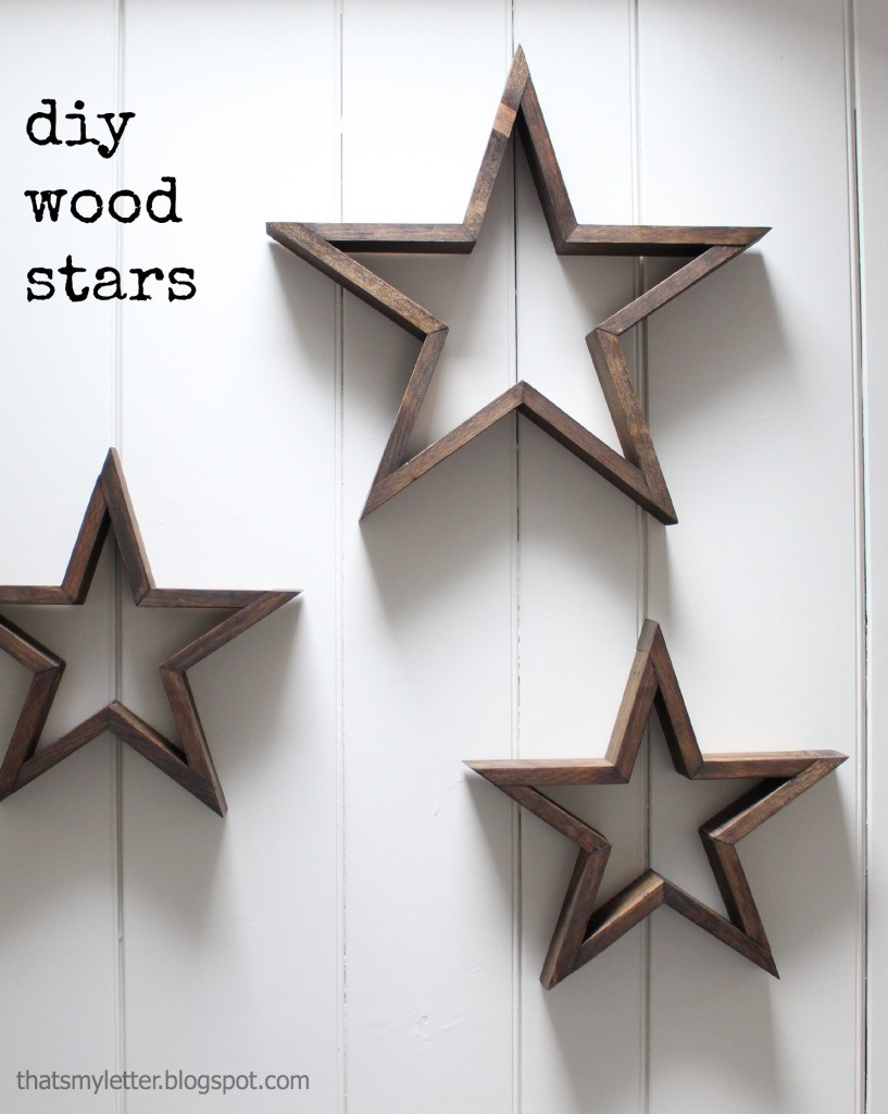 Best ideas about DIY Wooden Star
. Save or Pin DIY Pottery Barn Inspired Wooden Stars Now.