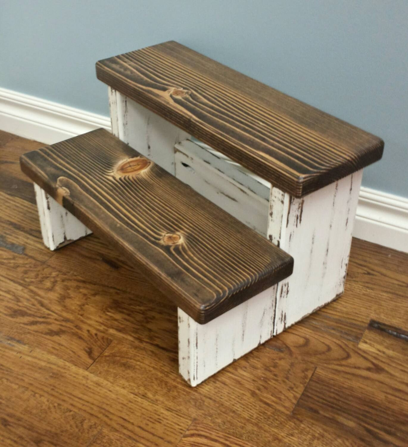 Best ideas about DIY Wooden Step Stool
. Save or Pin rustic step stool wood stool farmhouse style by Now.