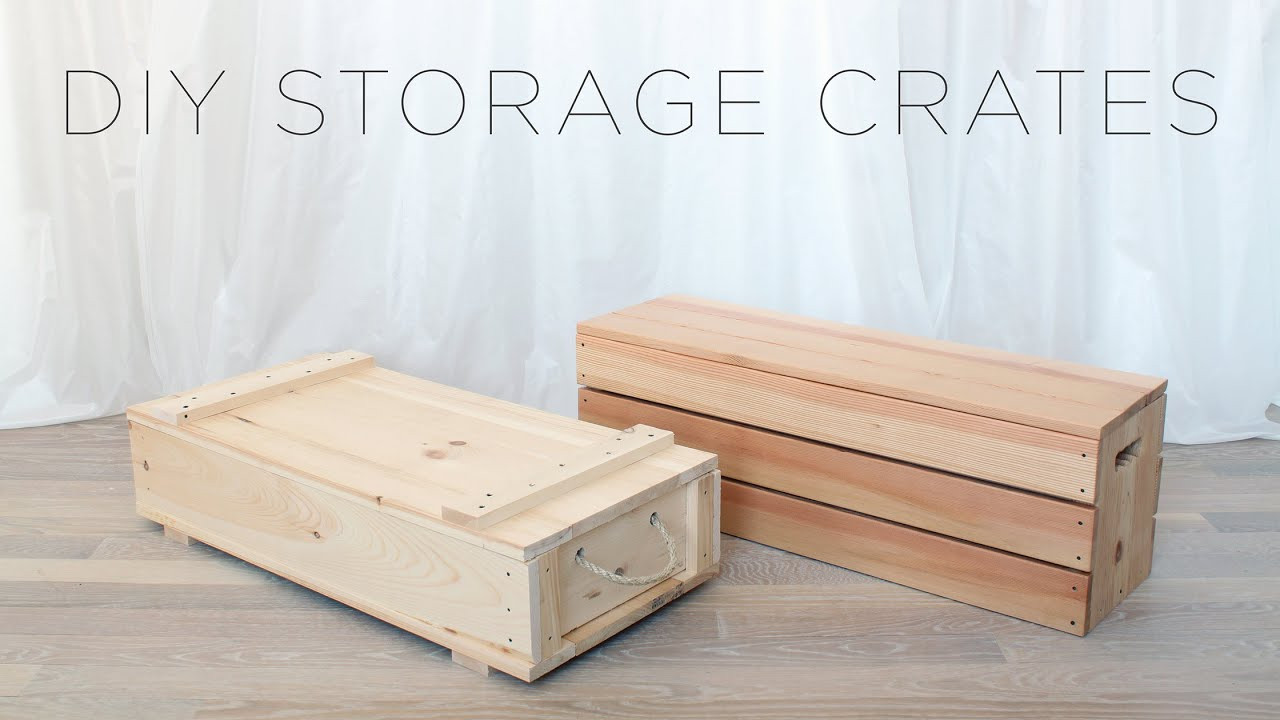 Best ideas about DIY Wooden Storage Box Plans
. Save or Pin DIY WOOD CRATES Now.