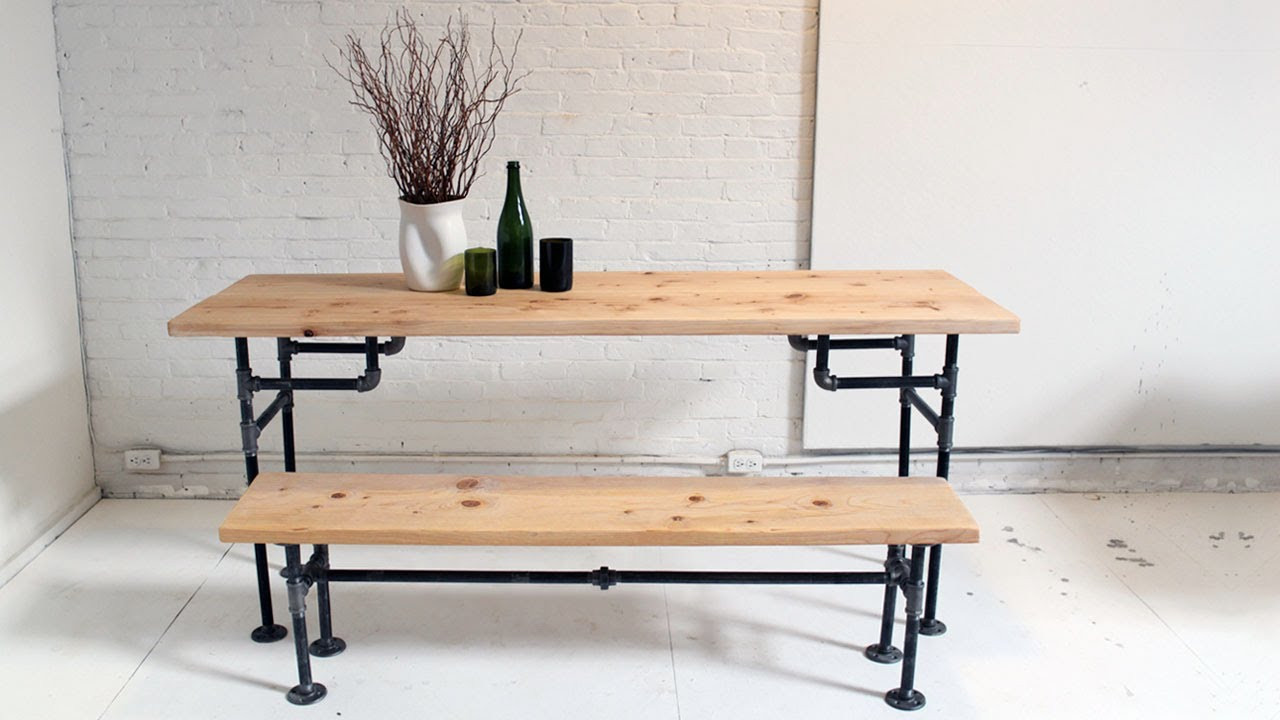 Best ideas about DIY Wooden Table
. Save or Pin HomeMade Modern Episode 3 DIY Wood Iron Table Now.