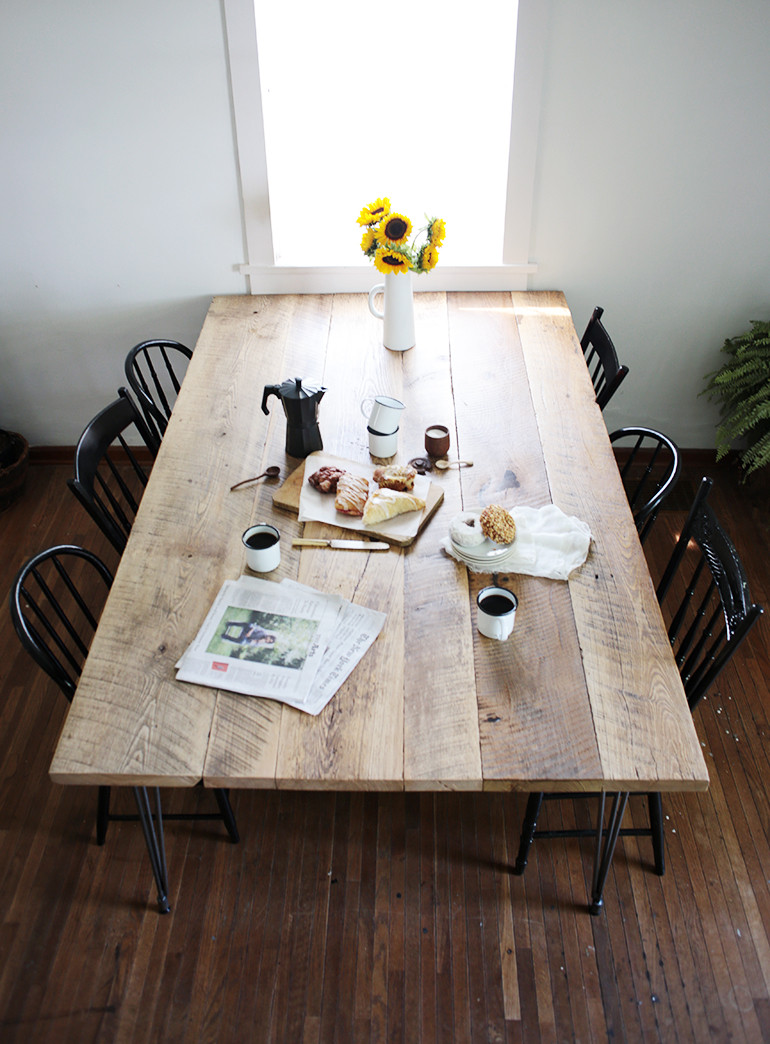 Best ideas about DIY Wooden Table
. Save or Pin DIY Reclaimed Wood Table The Merrythought Now.