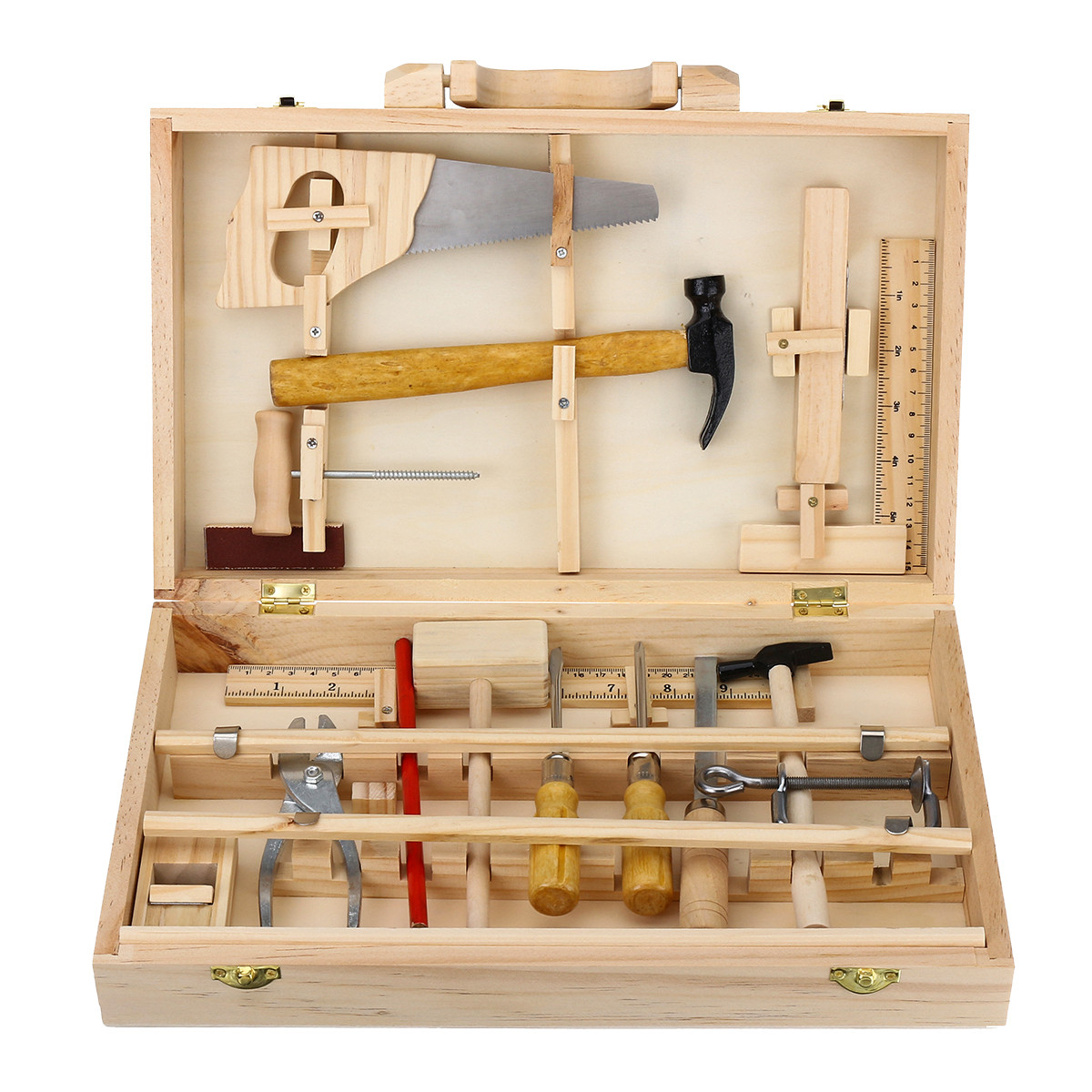 Best ideas about DIY Wooden Tool Box
. Save or Pin Kid Wooden Storage Toy Tool Set ToolBox DIY Educational Now.