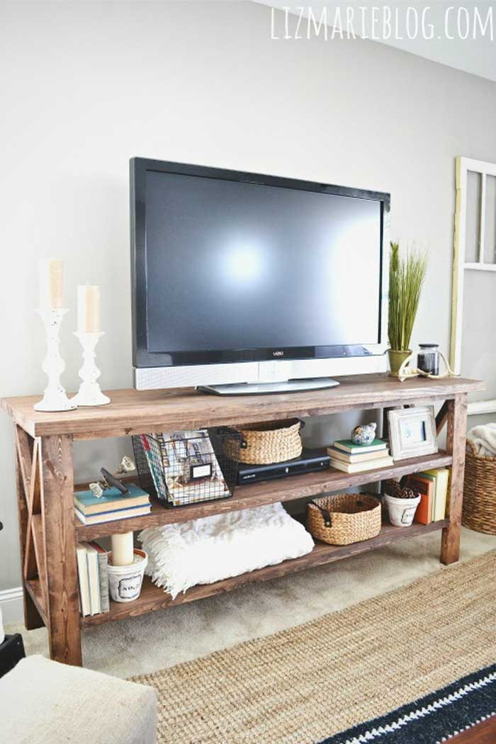 Best ideas about DIY Wooden Tv Stand
. Save or Pin 50 Creative DIY TV Stand Ideas for Your Room Interior Now.