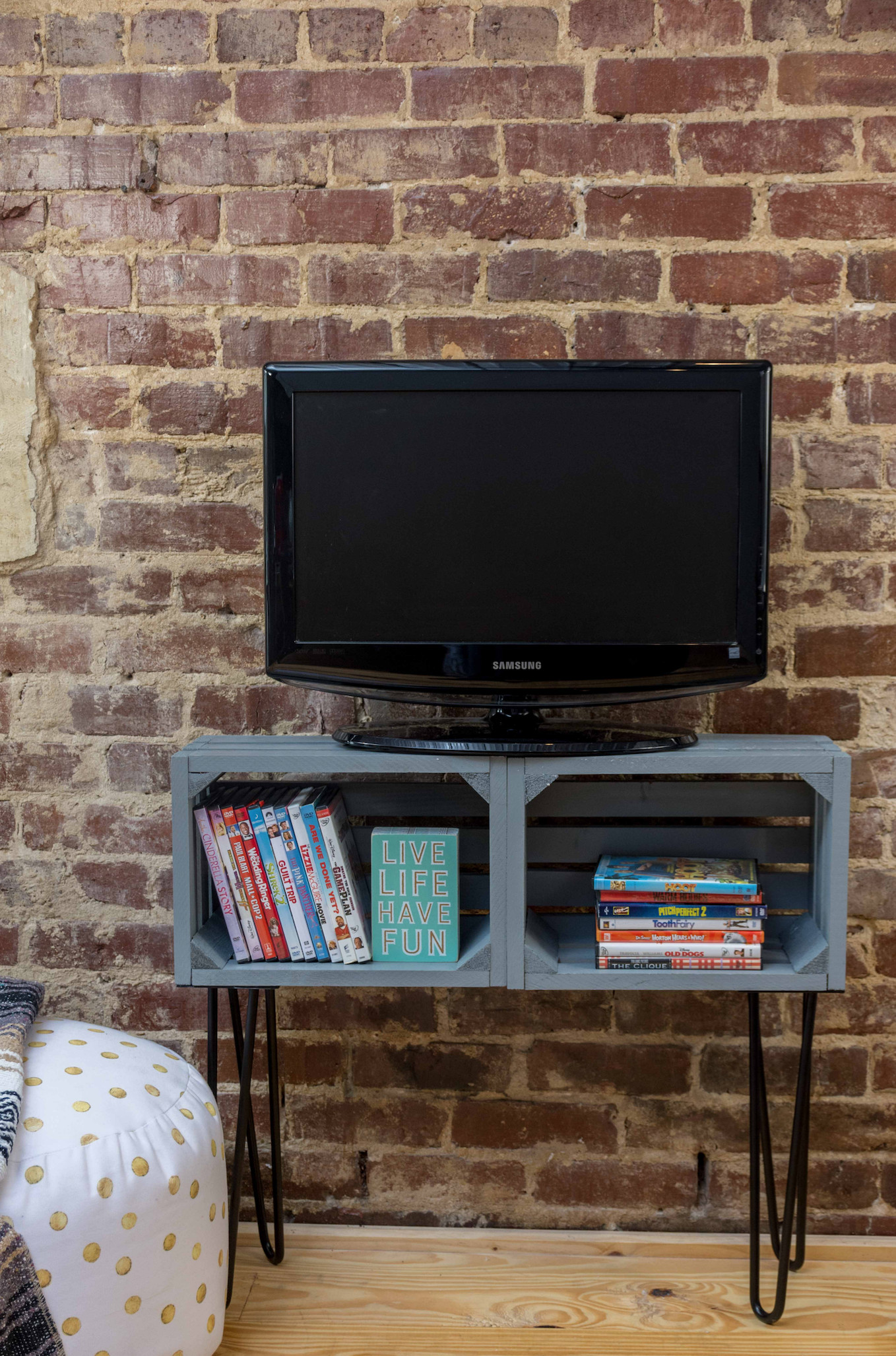 Best ideas about DIY Wooden Tv Stand
. Save or Pin DIY TV Stand A Little Craft In Your Day Now.