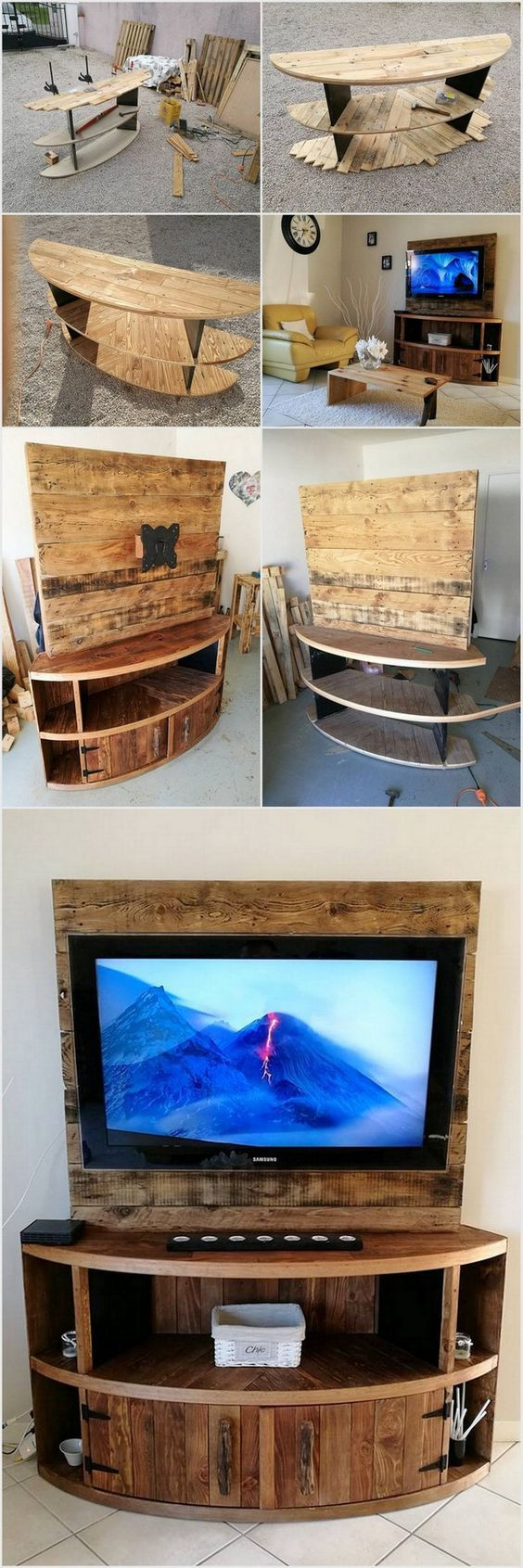 Best ideas about DIY Wooden Tv Stand
. Save or Pin 21 DIY TV Stand Ideas for Your Weekend Home Project Now.