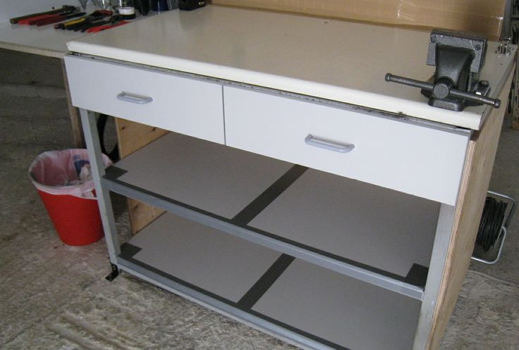 Best ideas about DIY Workbench With Drawers
. Save or Pin Workbench Shelves & Drawer 1 Woodworking Now.