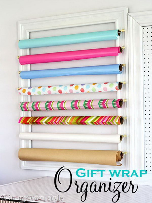 Best ideas about DIY Wrapping Paper Storage
. Save or Pin Creative Wrapping Paper Storage Ideas Hative Now.