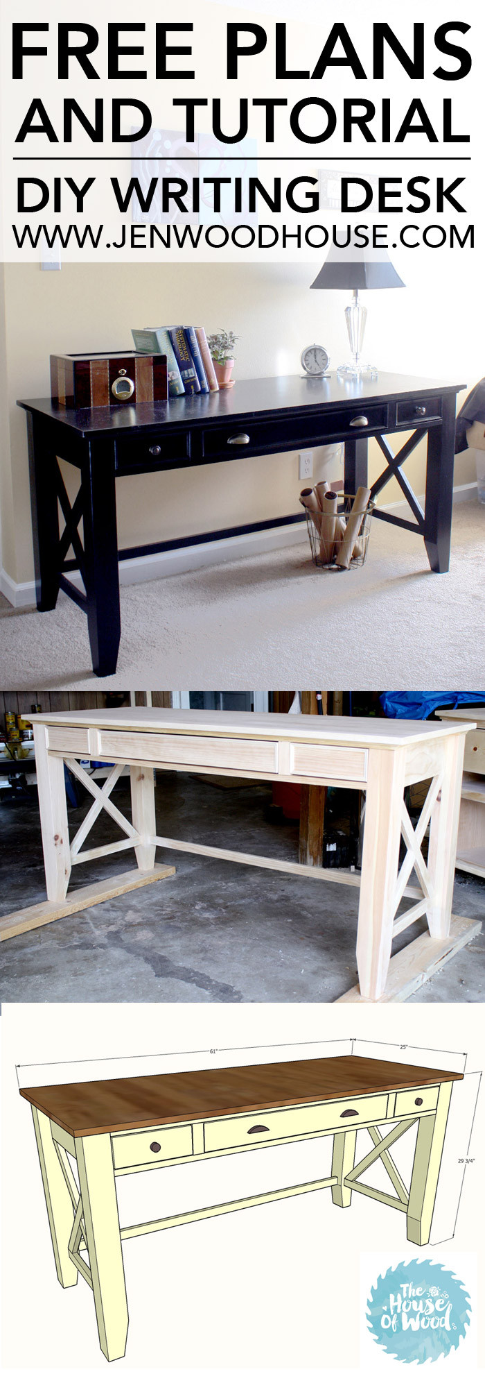 Best ideas about DIY Writing Desk
. Save or Pin DIY Writing Desk Now.