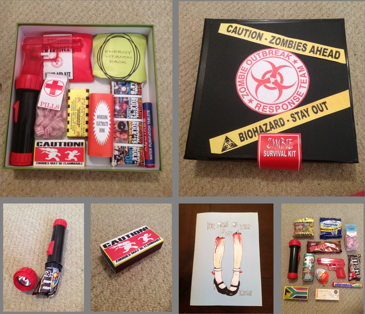 Best ideas about DIY Zombie Survival Kit
. Save or Pin For my boyfriend and my 1 year I put to her two passions Now.