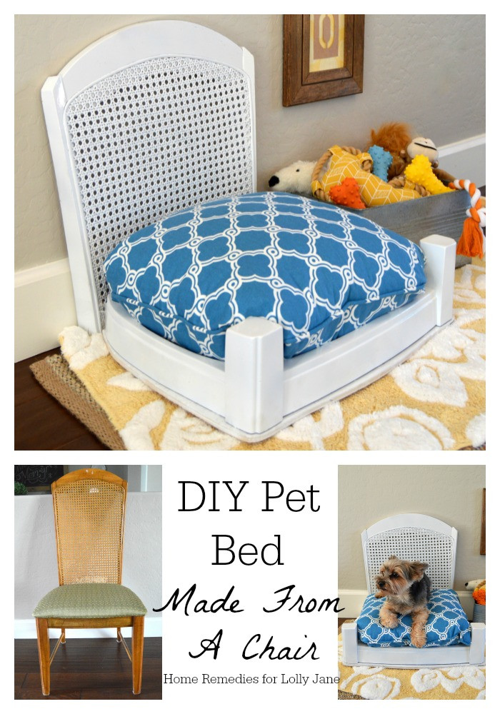 Best ideas about Dog Beds DIY
. Save or Pin DIY pet bed made from a chair Now.