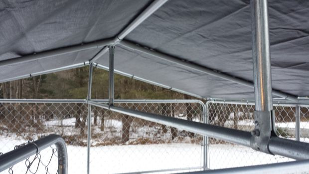 Best ideas about Dog Kennel Roof DIY
. Save or Pin Winterproof your dog kennel All Now.