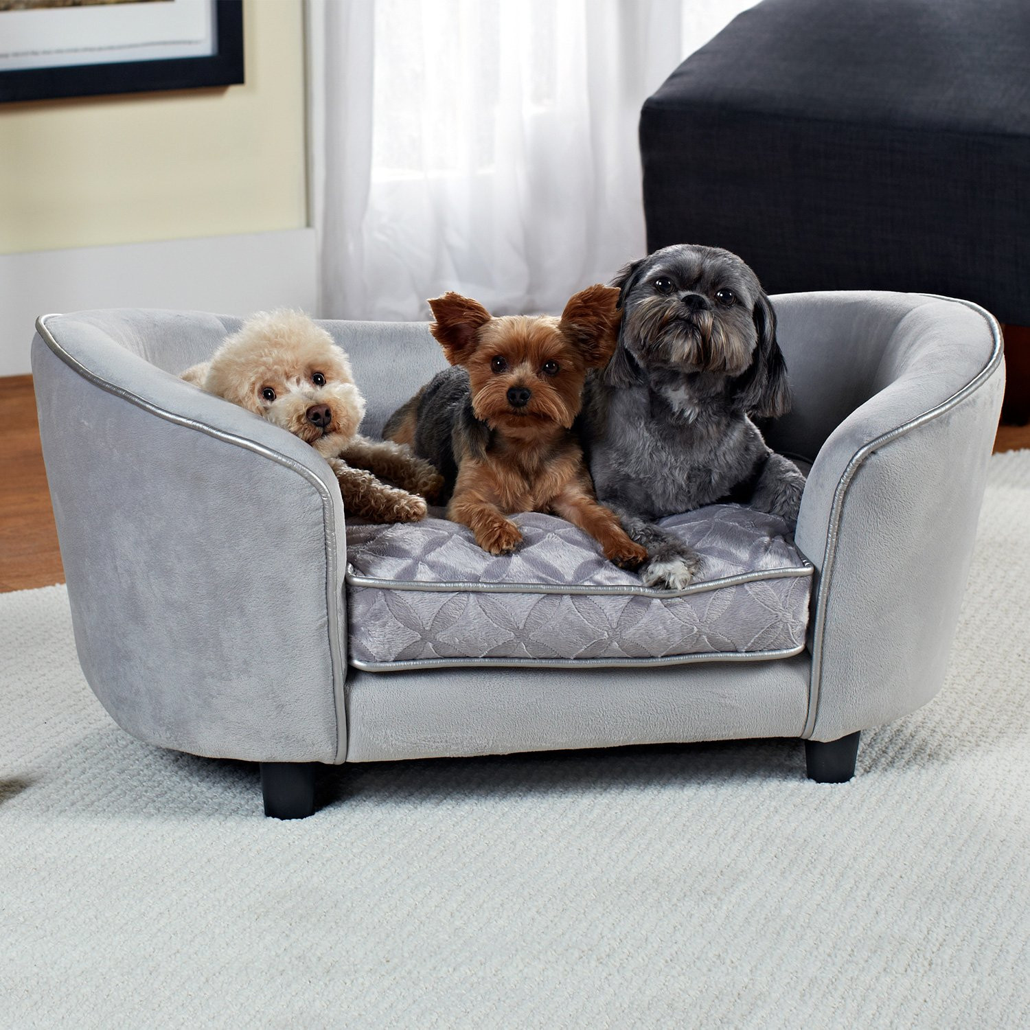 Best ideas about Dog Sofa Bed
. Save or Pin Enchanted Home Pet Quicksilver Sofa Dog Bed in Gray Now.