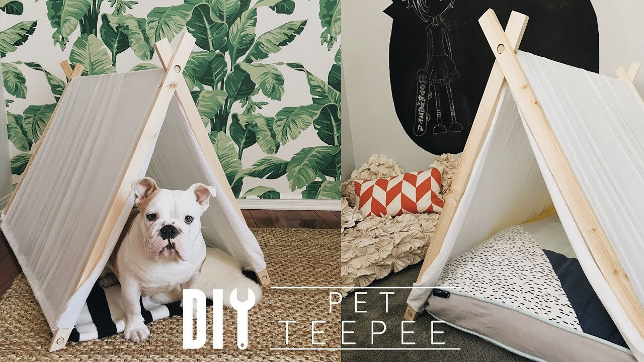 Best ideas about Dog Teepee DIY
. Save or Pin DIY Pet Tee Pee Now.
