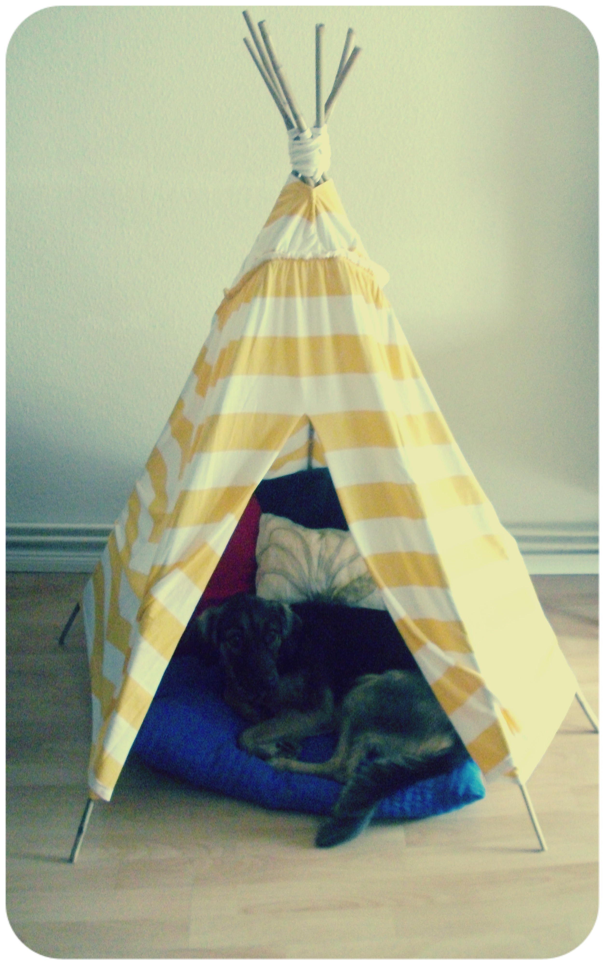 Best ideas about Dog Teepee DIY
. Save or Pin easy peasy DIY tot teepee Confessions of a Refashionista Now.