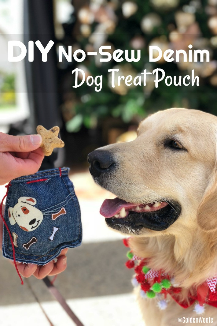 Best ideas about Dog Treat Pouch DIY
. Save or Pin DIY No Sew Denim Dog Treat Pouch BlueBuffalo Golden Woofs Now.