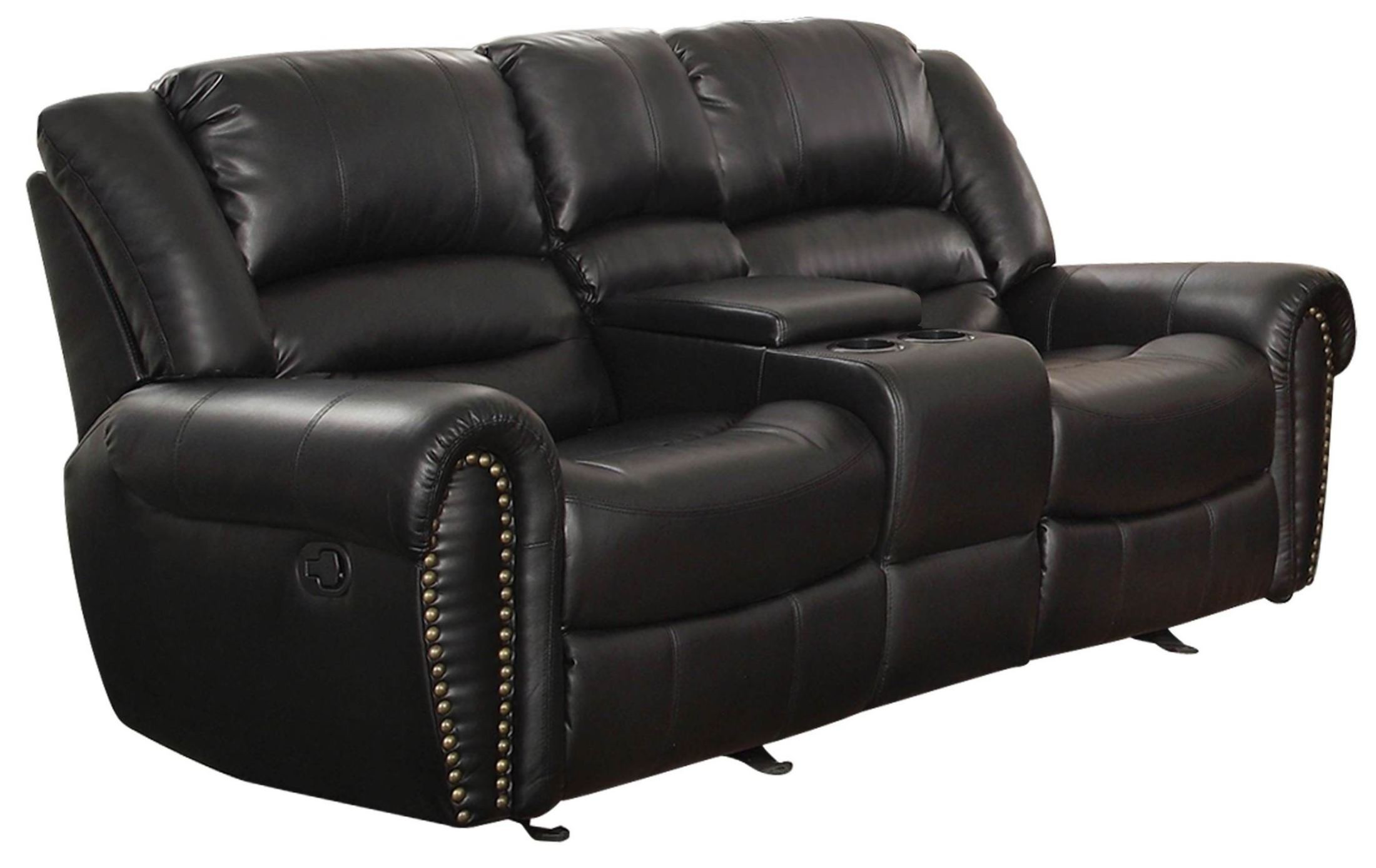 Best ideas about Double Reclining Sofa
. Save or Pin Center Hill Black Power Double Reclining Console Loveseat Now.