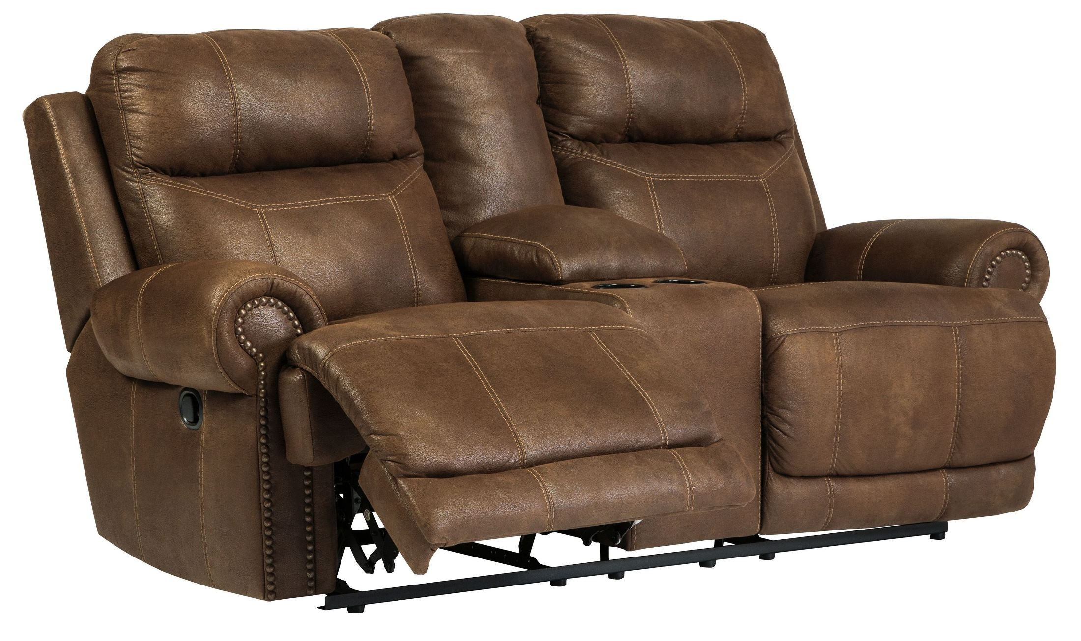 Best ideas about Double Reclining Sofa
. Save or Pin Austere Brown Double Reclining Loveseat with Console from Now.