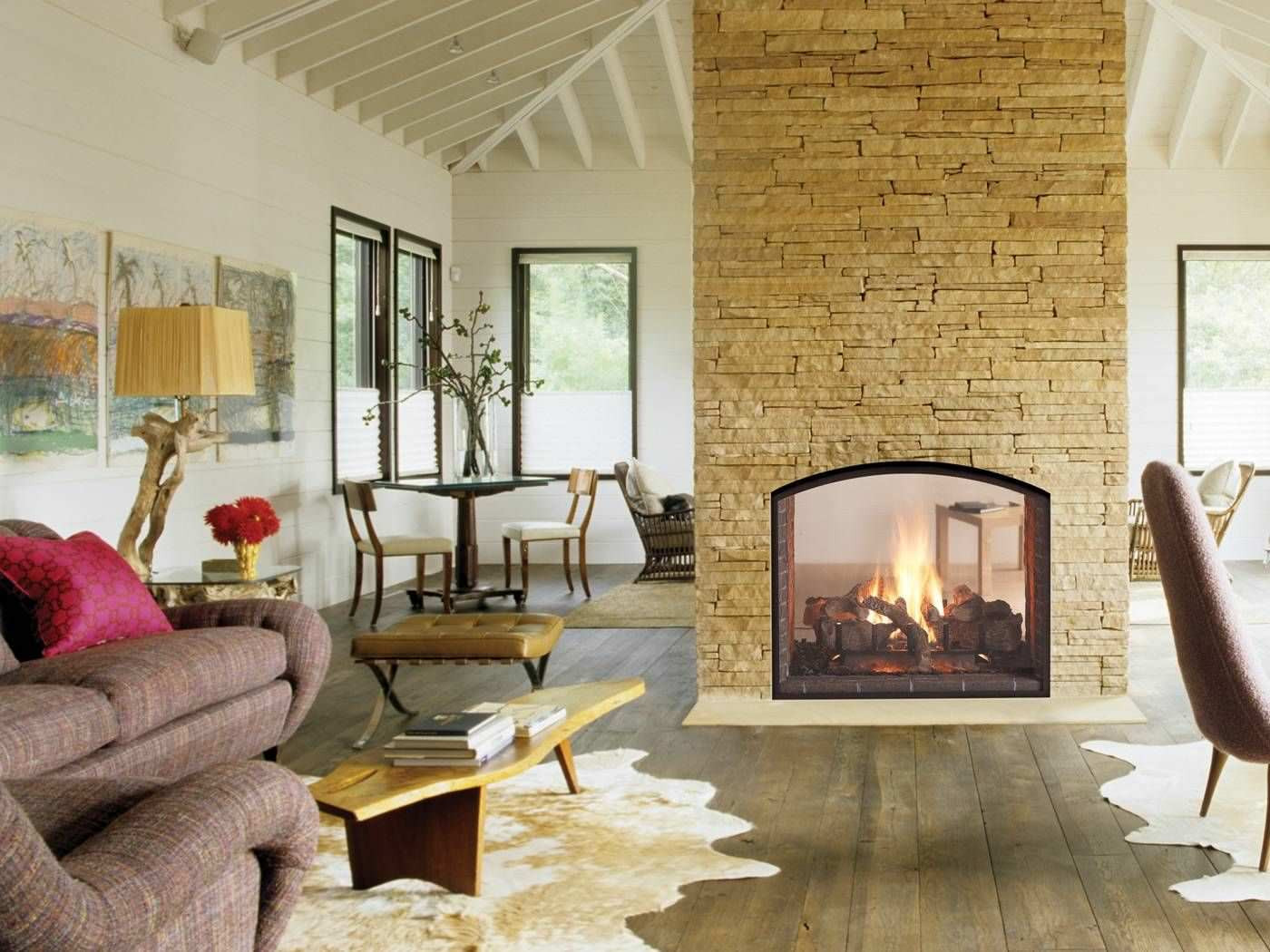 Best ideas about Double Sided Fireplace
. Save or Pin 20 Gorgeous Two Sided Fireplaces For Your Spacious Homes Now.