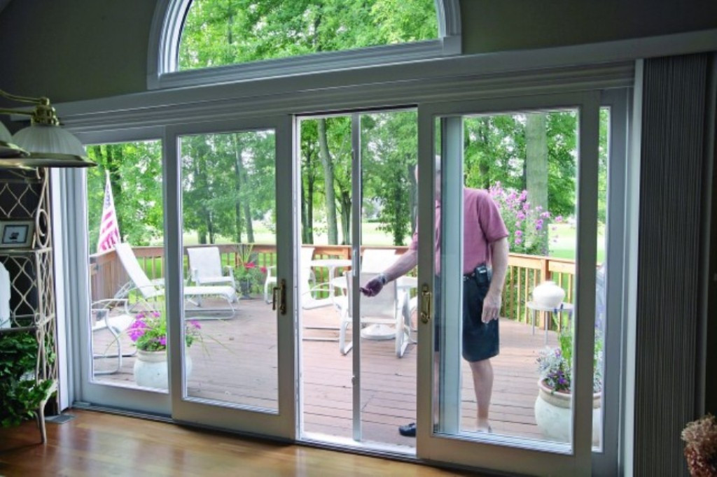 Best ideas about Double Sliding Patio Doors
. Save or Pin Sliding Glass Door With Doggie Door Built In Now.