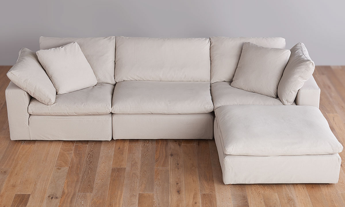 Best ideas about Down Sectional Sofa
. Save or Pin Luxe Modular Slipcover Sectional Now.