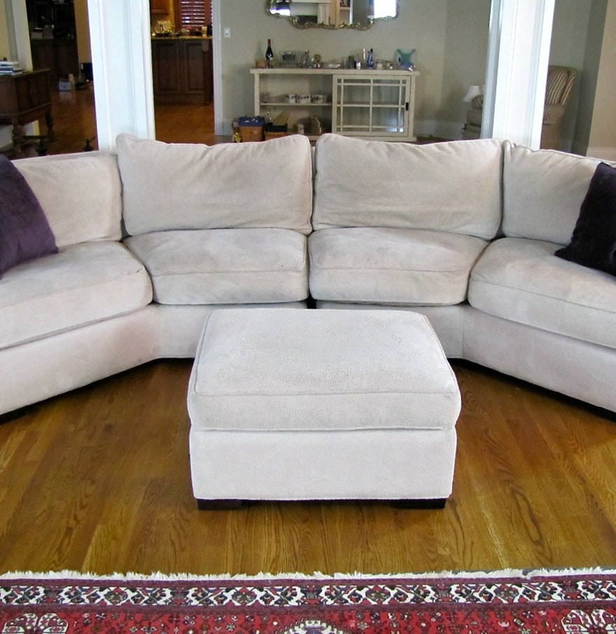 Best ideas about Down Sectional Sofa
. Save or Pin Down Filled Arhaus Sectional Sofa with Ottoman EBTH Now.