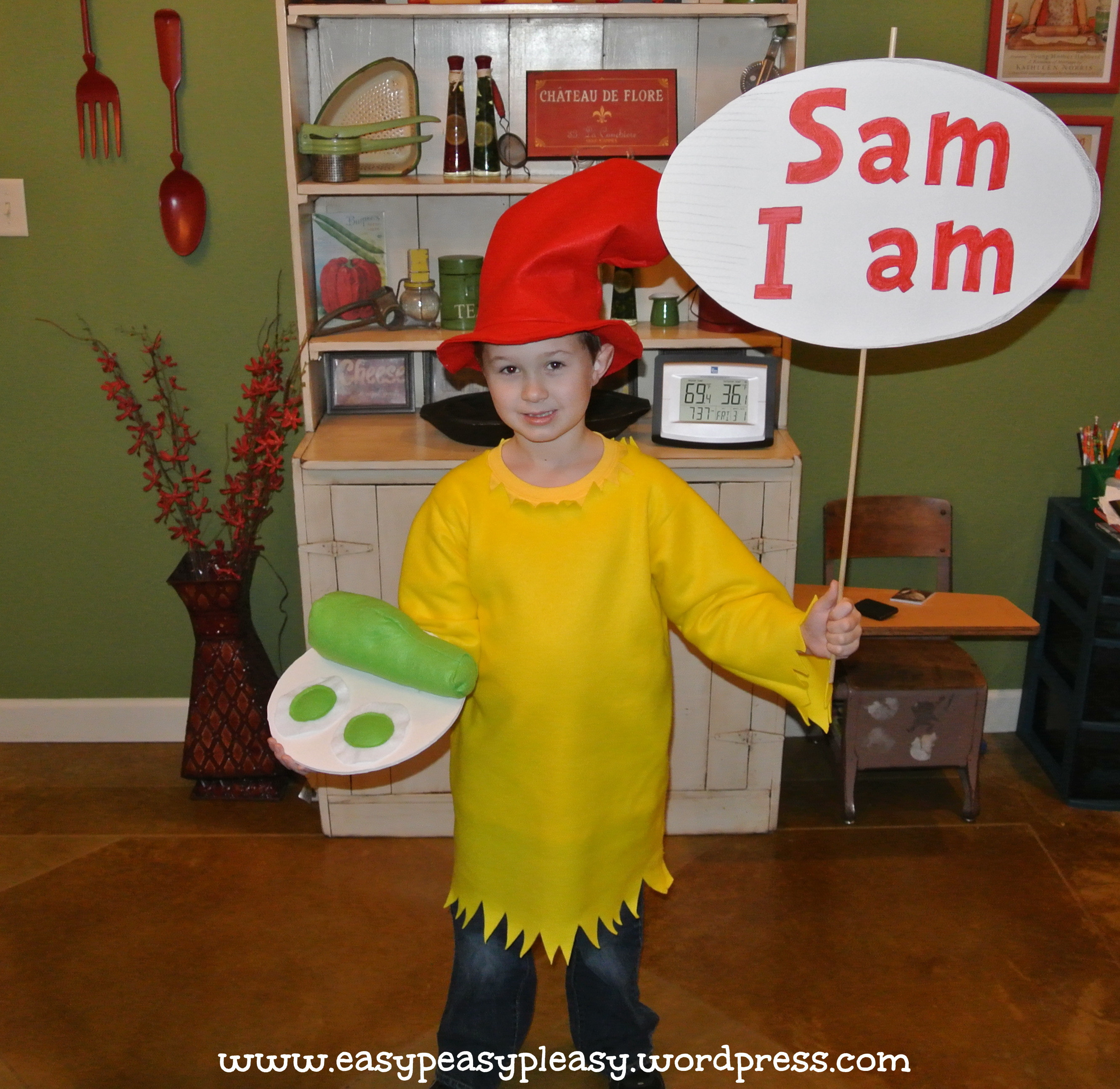 Best ideas about Dr Seuss DIY Costumes
. Save or Pin All Things Dr Seuss Sam I am Costume Easy Peasy Pleasy Now.