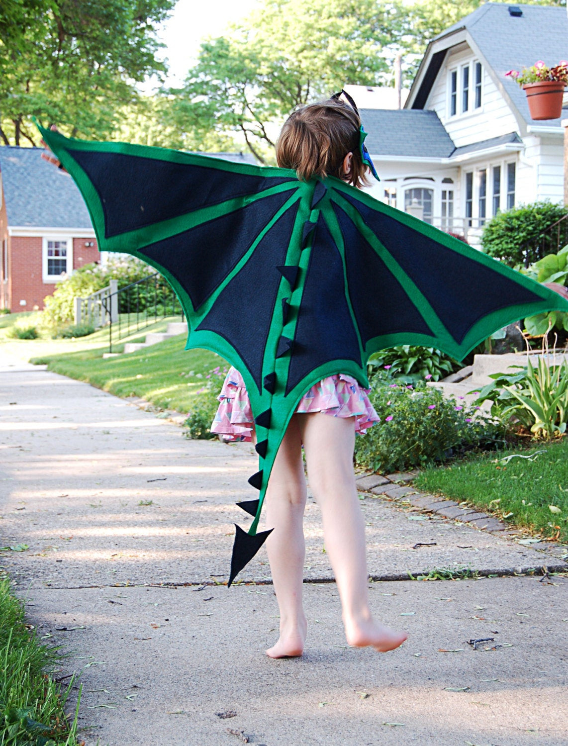 Best ideas about Dragon Costume DIY
. Save or Pin Handmade felt dragon wings and mask set child Now.