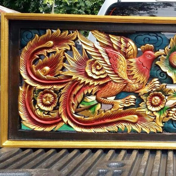 Best ideas about Dragon Wall Art
. Save or Pin BEST GIFT Dragon Phoenix Carving Panel Art Wall Decor Home Now.